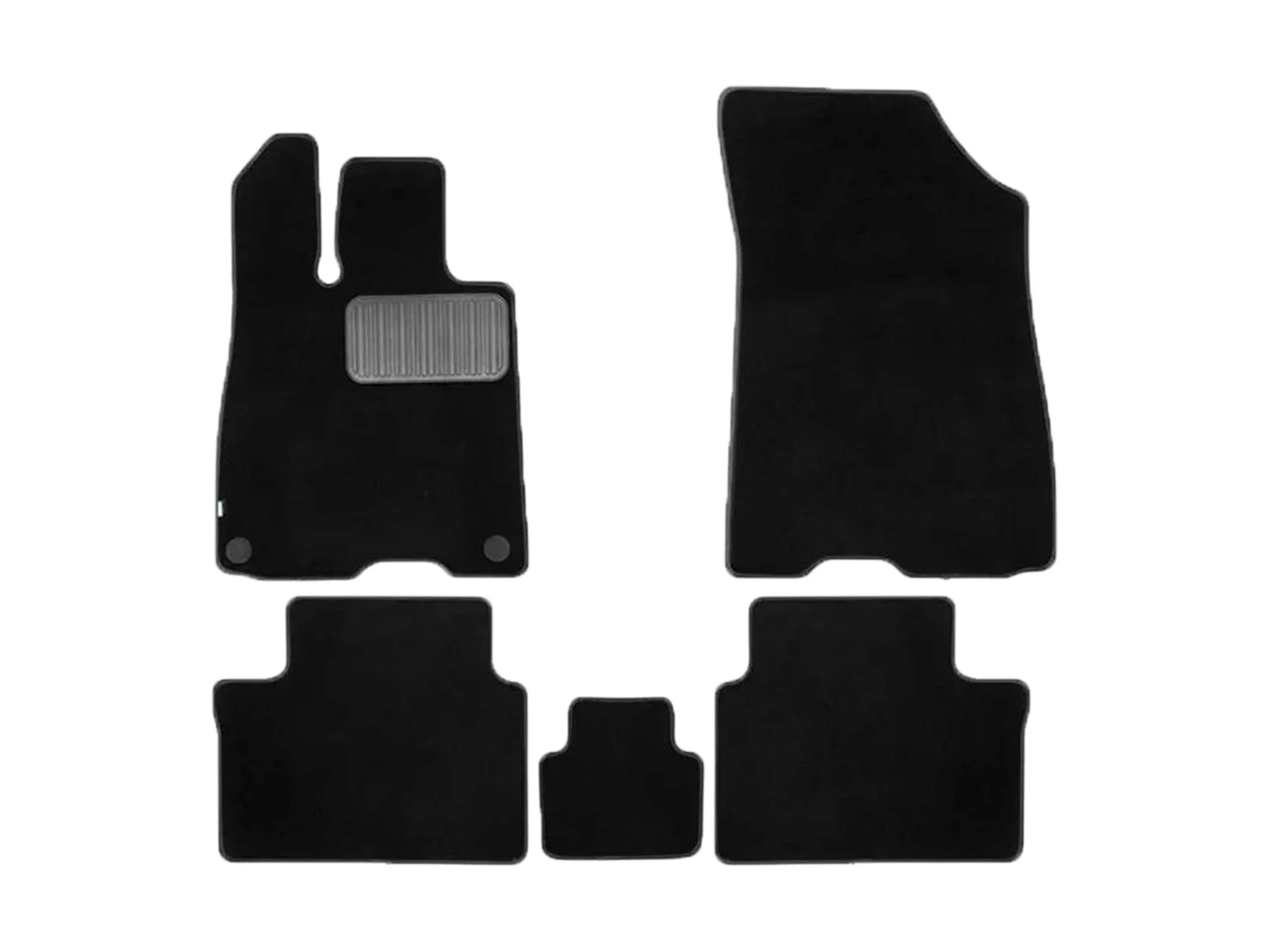 Коврики в салон текстиль Klever Premium 5 шт для Changan CS55PLUS I Рестайлинг Черный Klever KLEVER05.A70156.110kh
