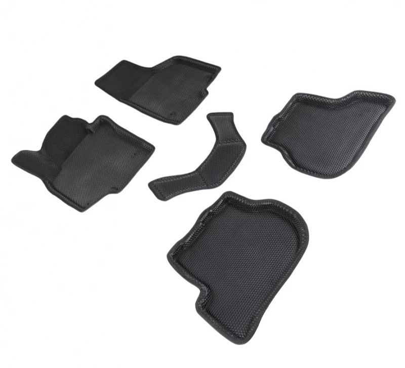 Коврики 3D EVA "СОТА" для Skoda Octavia II (A5) Черный Seintex 95258