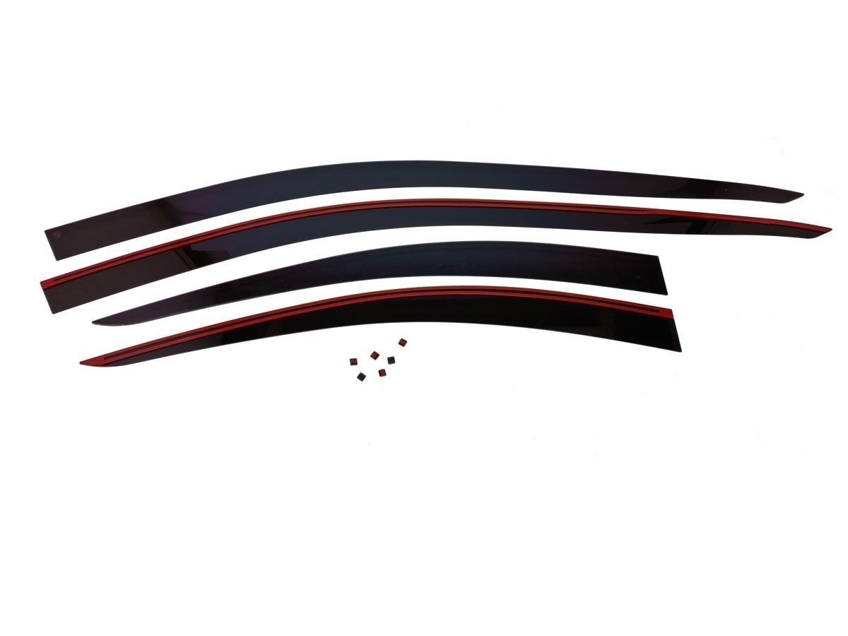 Дефлекторы окон 2D 4 шт для Volvo S60 I Рестайлинг