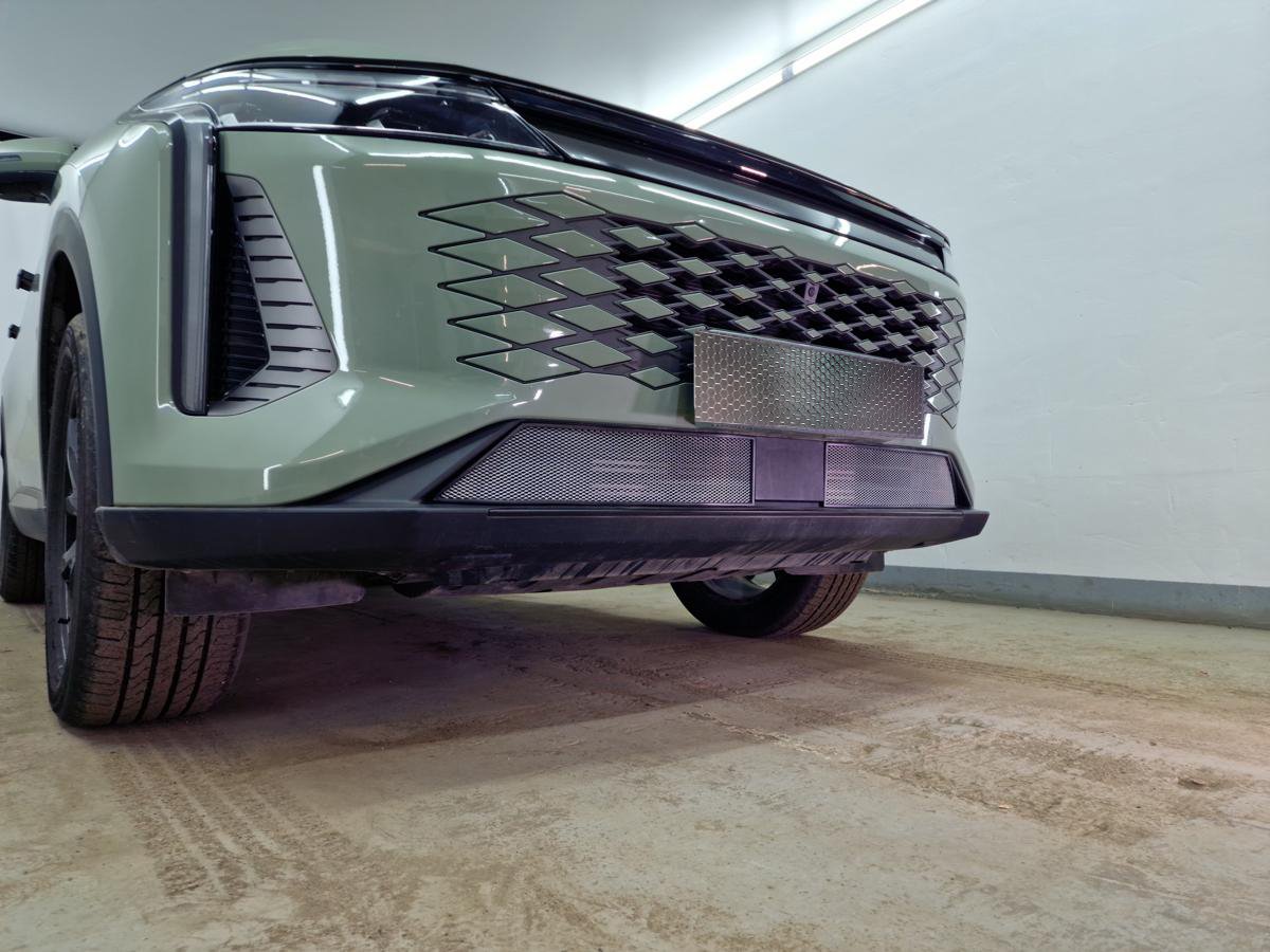 Защитная сетка радиатора низ 2 части для EXEED RX