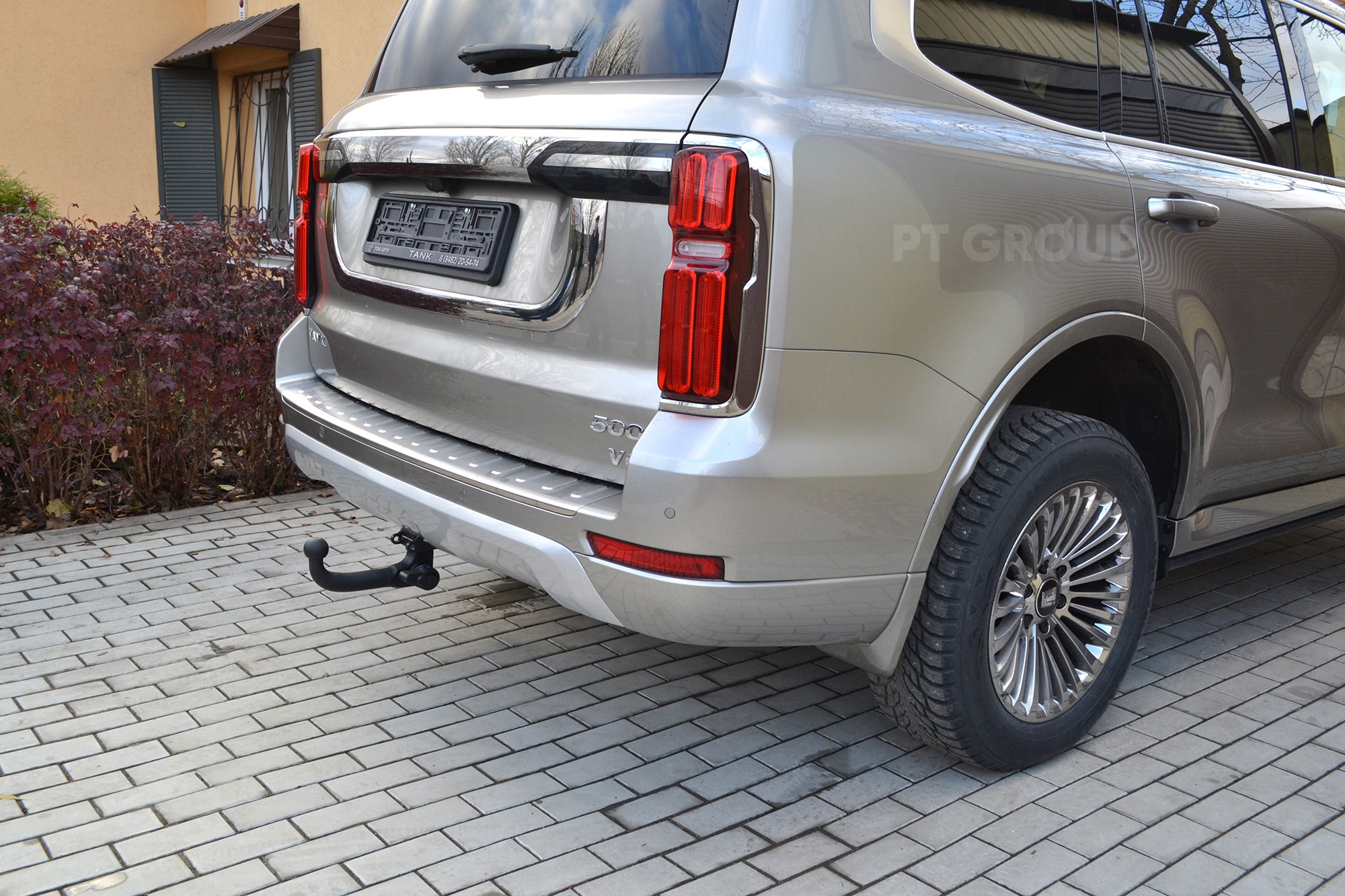 Фаркоп Pt group с типом шара вертикальный быстросъем для TANK 500