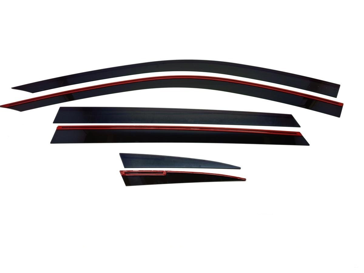 Дефлекторы окон 2D 6 шт для Geely Monjaro