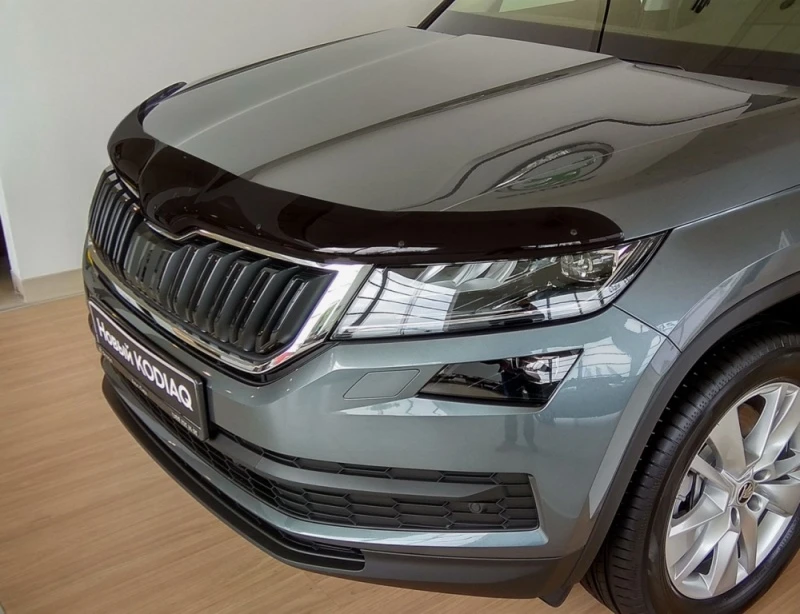 Дефлектор капота темный для Skoda Kodiaq I  SIM NLD.SSCKOD1612