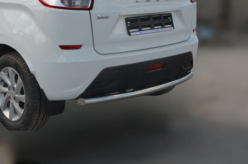 Защита заднего бампера d60 мм для LADA (ВАЗ) XRAY I  Юко XR.17.11