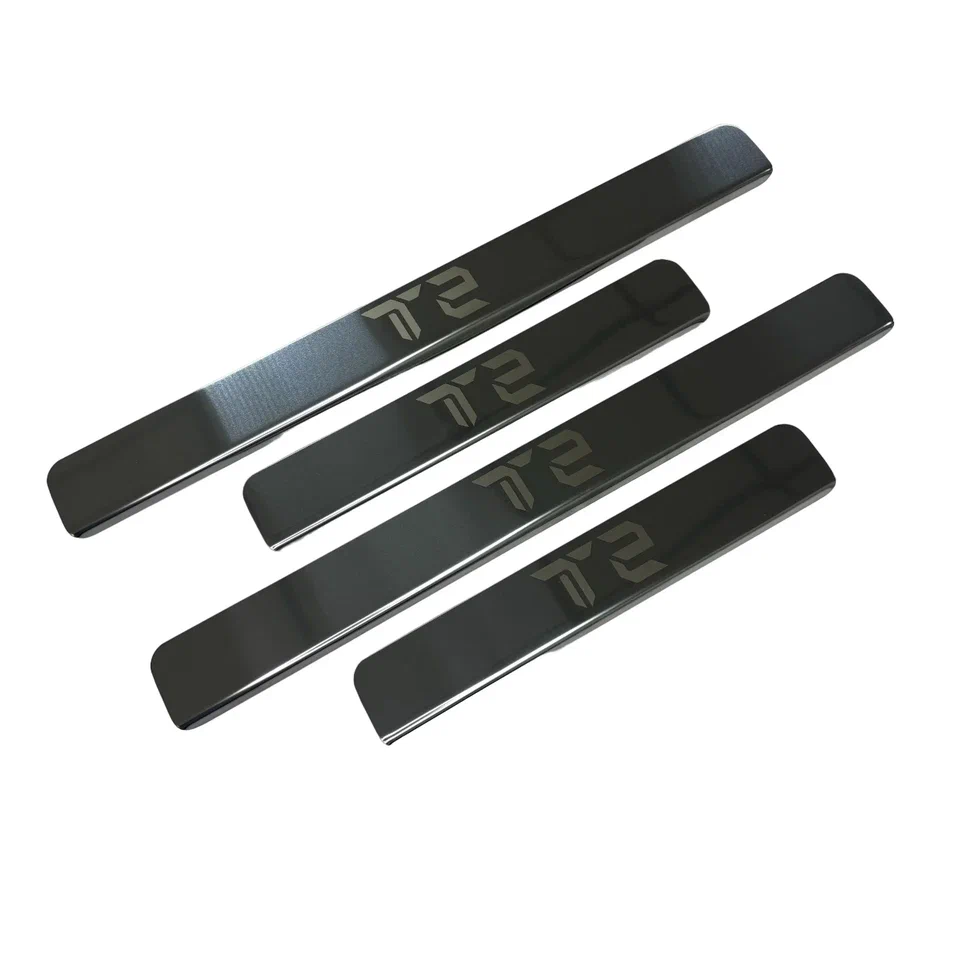 Накладки на пороги из нержавеющей стали 4шт. для Jetour T2