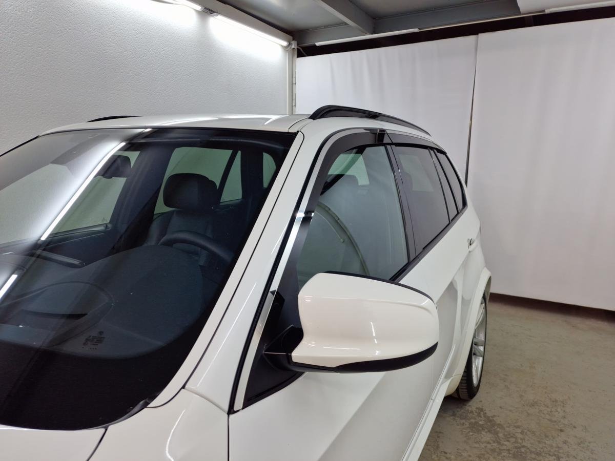 Дефлекторы окон с хром накладками 2D 6 шт для BMW X5 II (E70)
