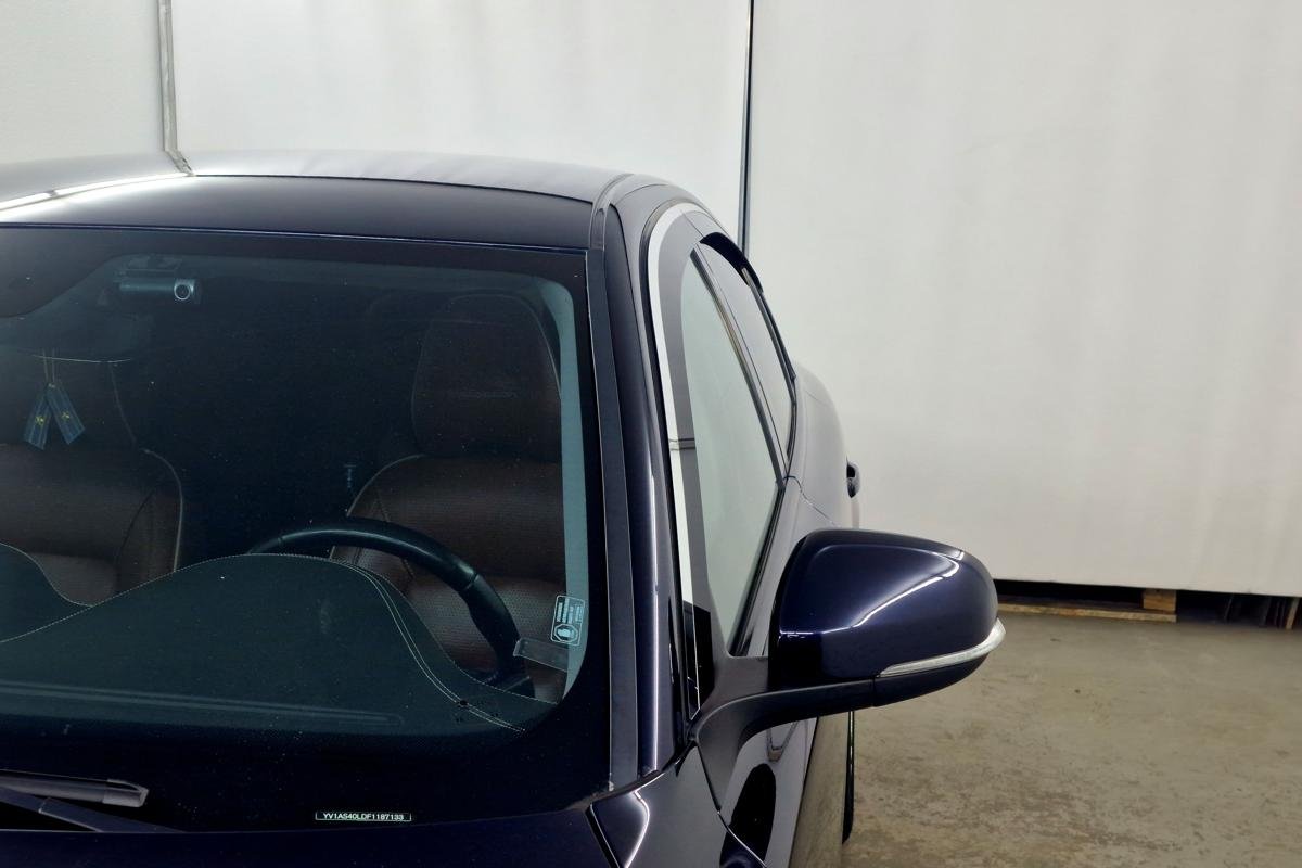 Дефлекторы окон 2D с хром накладками 4 шт. для Volvo S80 II Рестайлинг 2