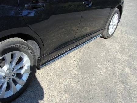 Пороги труба 60,3 мм для Toyota Venza I Рестайлинг