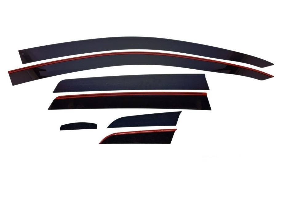 Дефлекторы окон 2D 6 шт. для Chevrolet Aveo I Рестайлинг