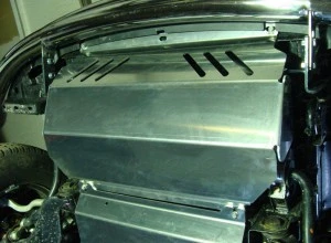 Защита радиатора для Mitsubishi Pajero Sport II Рестайлинг  ТСС ZKTCC00046