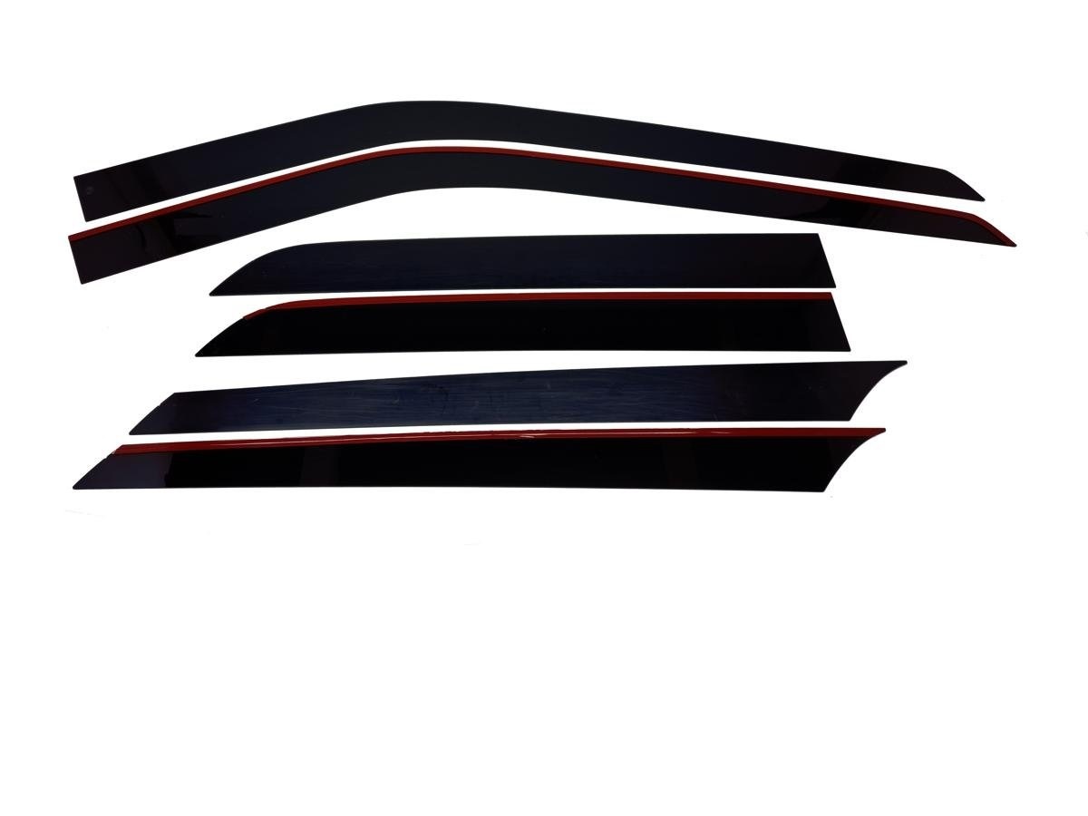 Дефлекторы окон 2D 6 шт. для Ford Explorer V Рестайлинг 2