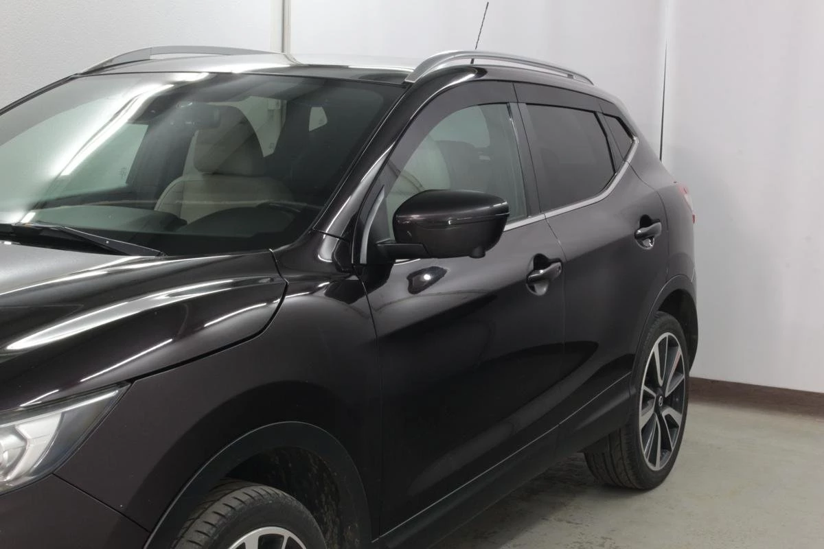 Дефлекторы окон 2D 8 шт. изогнутый для Nissan Qashqai II Рестайлинг