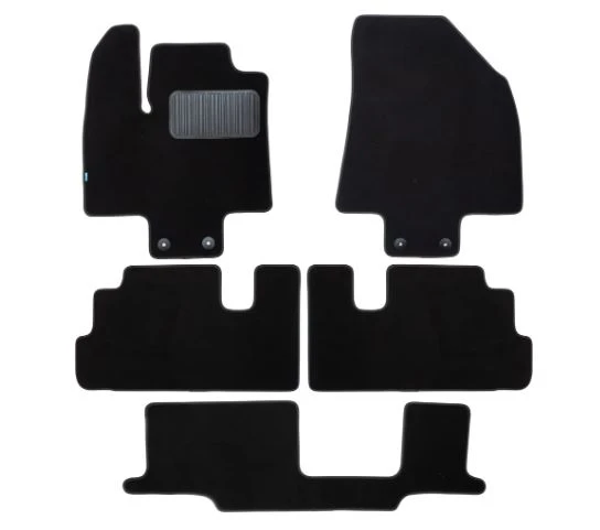 Коврики в салон текстиль Klever Premium 5 шт для Infiniti QX60 II Черный Klever KLEVER0507601622110kh