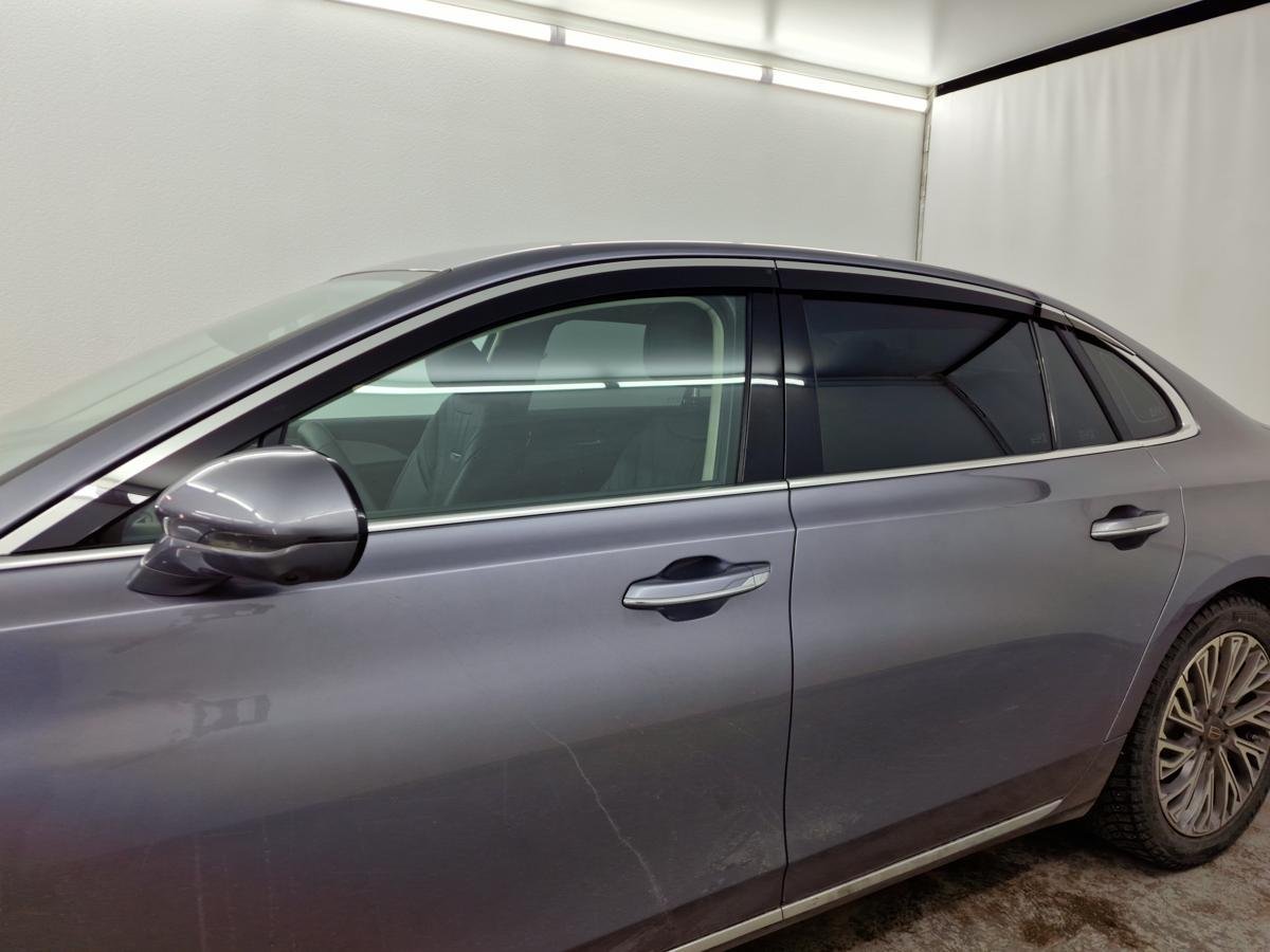 Дефлекторы окон с хром накладками 2D 6 шт для Hongqi H5 II