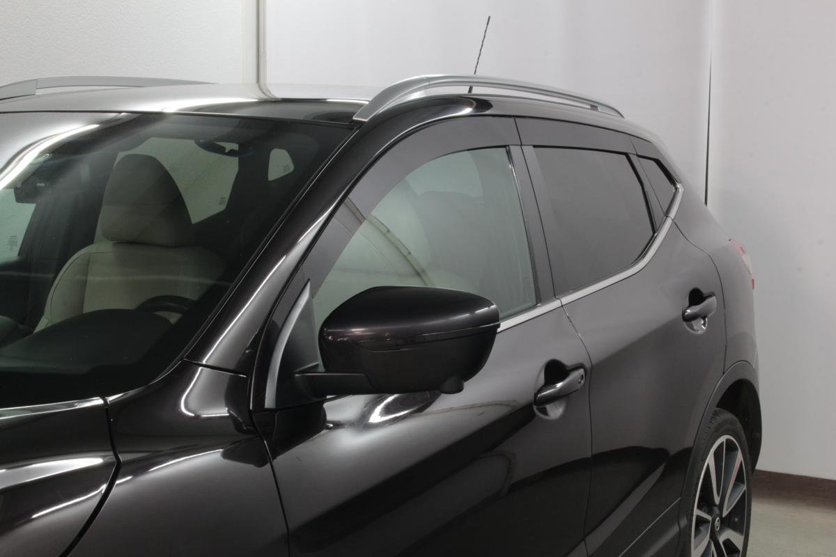 Дефлекторы окон 2D 8 шт. прямой для Nissan Qashqai II Рестайлинг