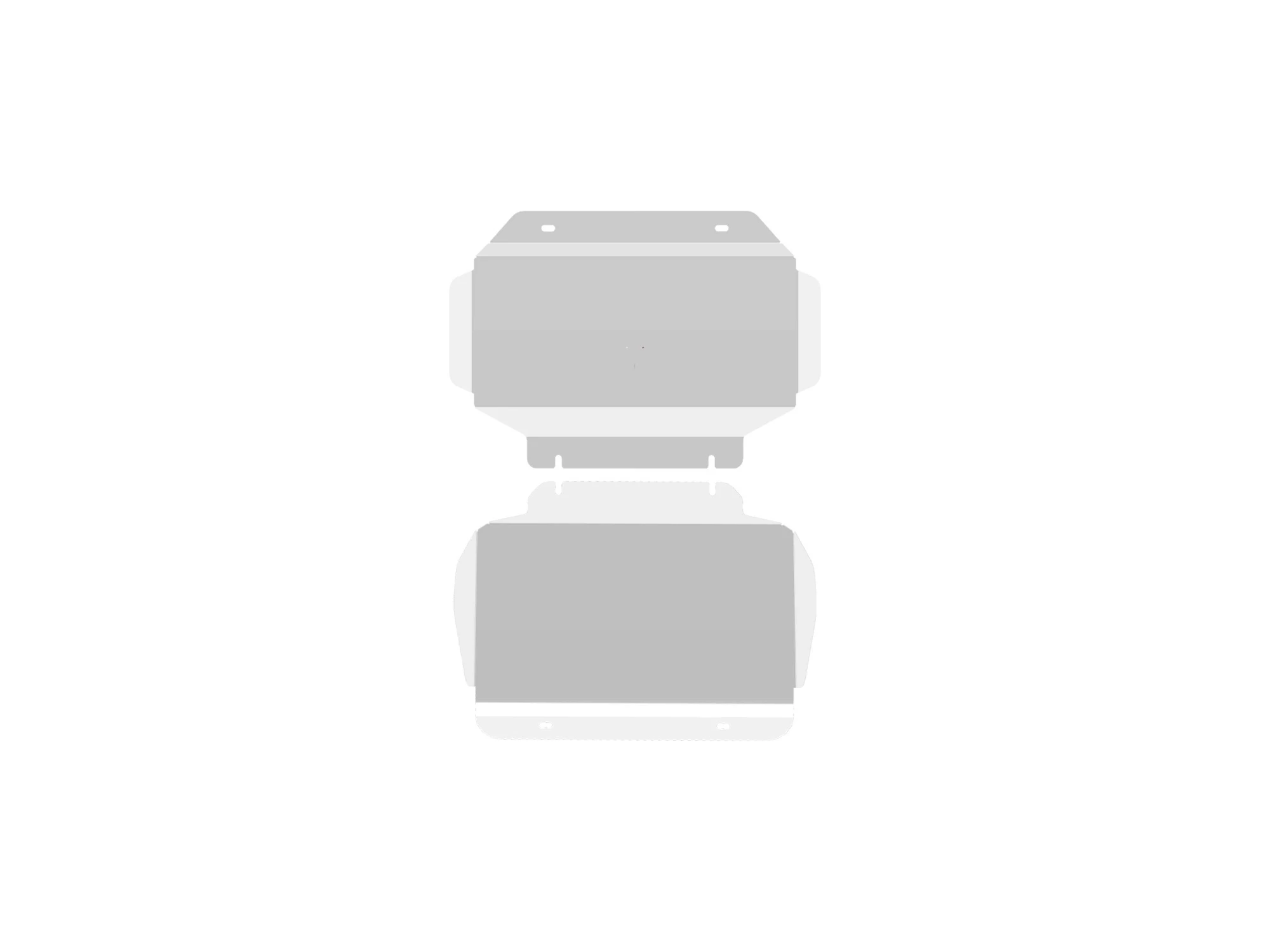 Защита картера (2 части) для Chevrolet Tahoe III  Alfeco ALF3701AL