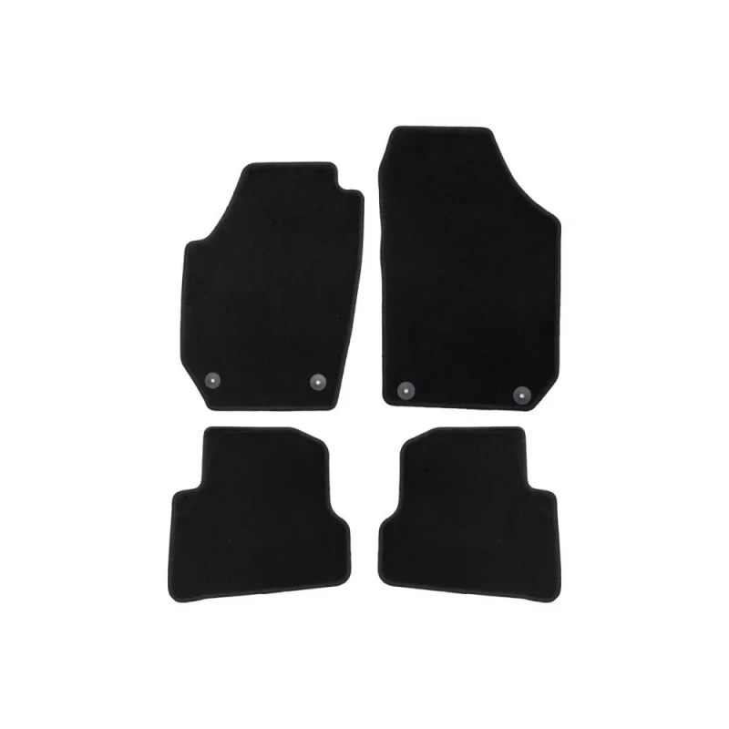Коврики в салон Klever Econom 4шт для Skoda Fabia II Рестайлинг Черный Klever KLEVER01450601200k
