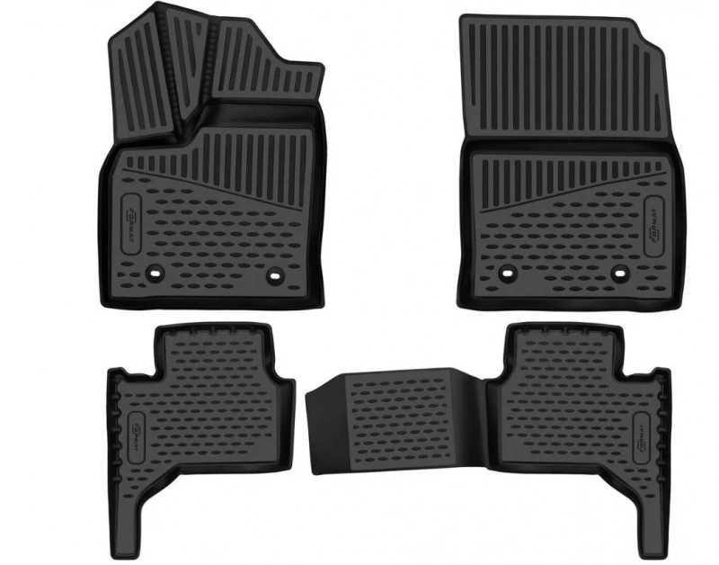 Коврики 3D в салон полиуретан 4шт для Lexus LX IV Черный FORMAT FORMAT.3DA67310210k