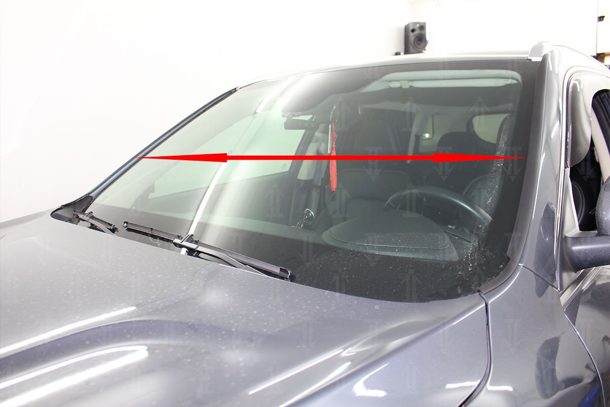 Дефлектор (водосток) лобового стекла для Geely Atlas I