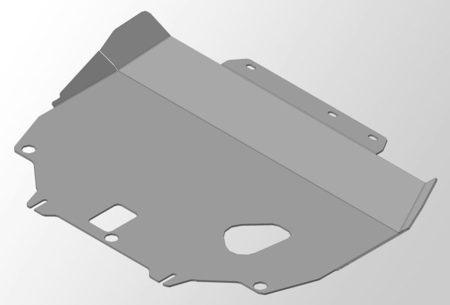 Защиты комплект (картер и КПП, топливопровод, адсорбер, бак левая, бак правая) для Mazda CX-5 II