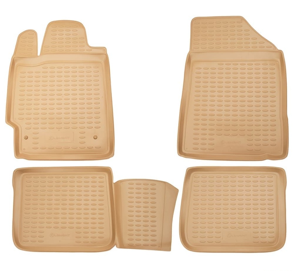 Коврики в салон полиуретан 4шт для Mitsubishi Pajero IV Рестайлинг 1