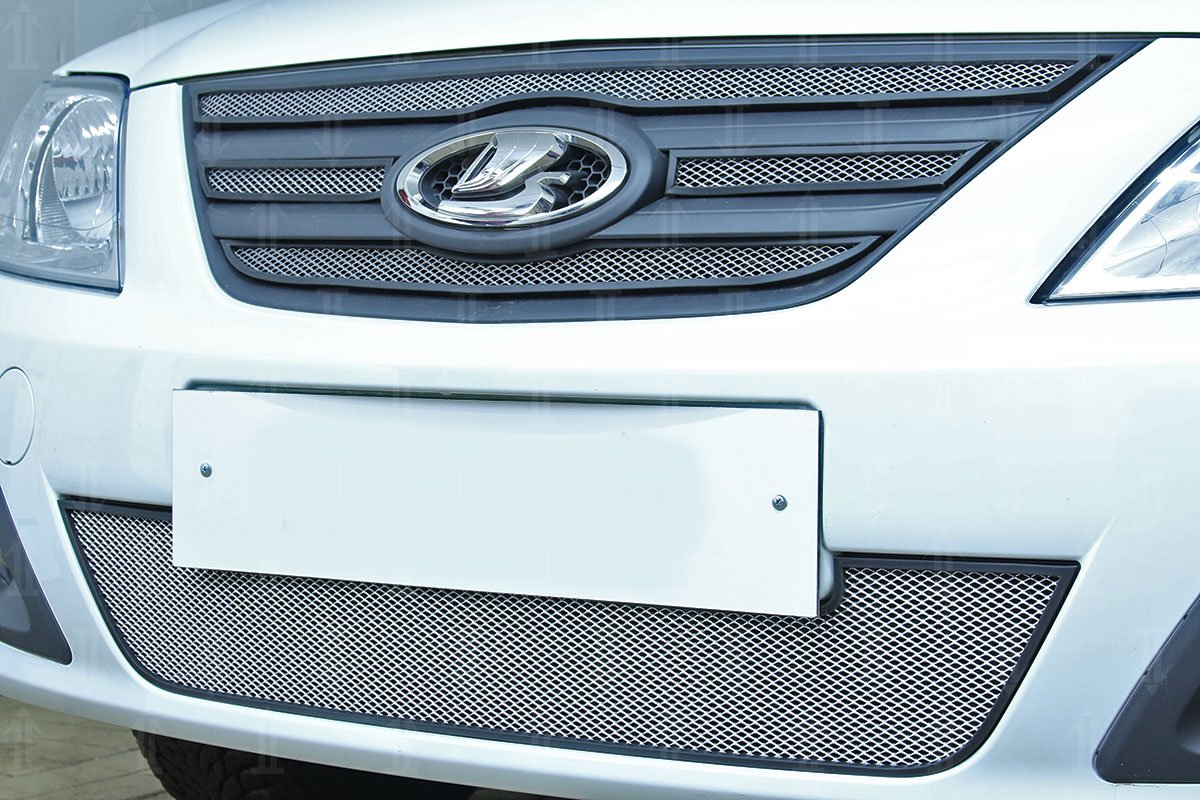 Защитная сетка радиатора верх 2 части для LADA (ВАЗ) Largus I
