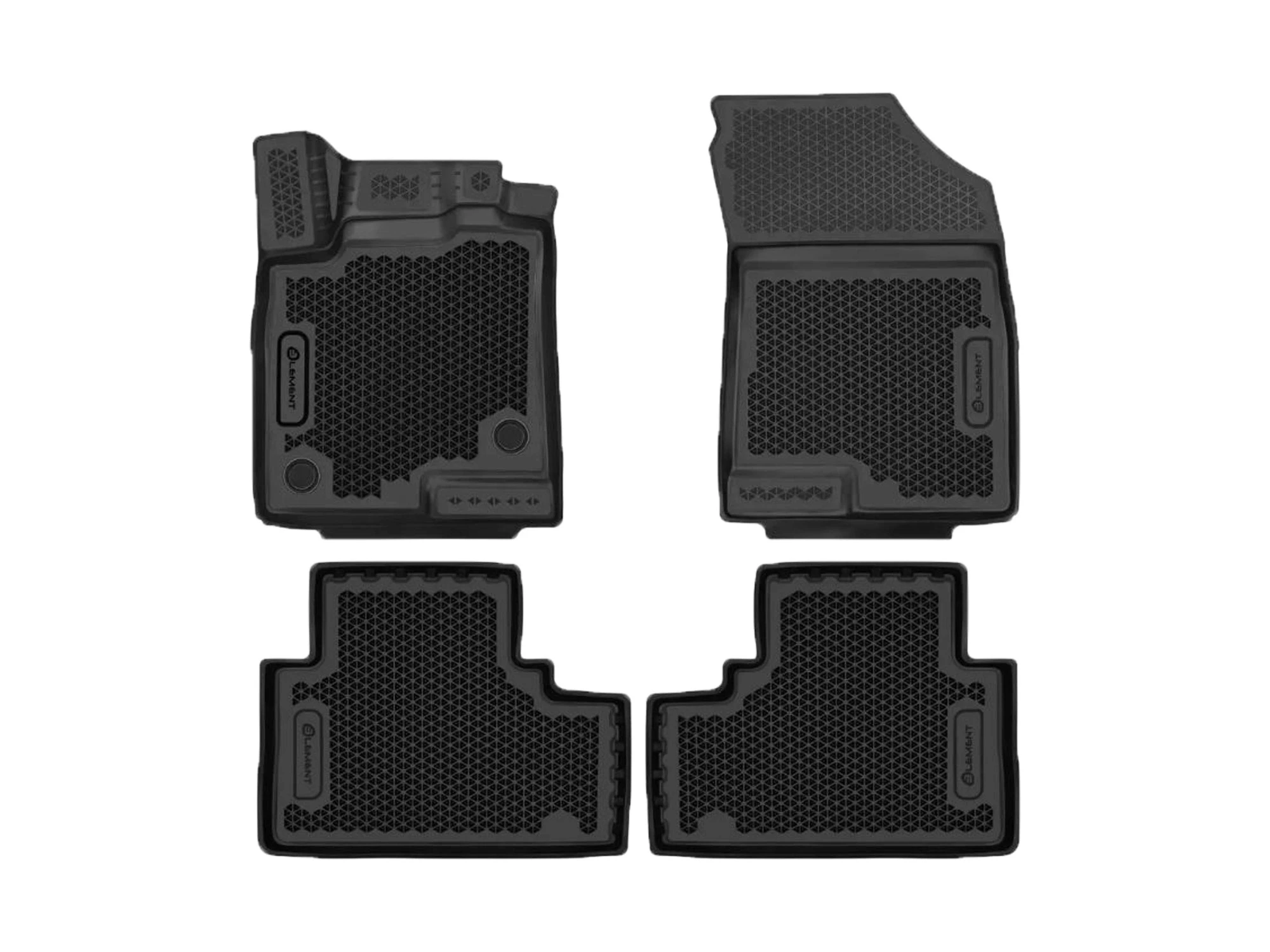 Коврики 3D в салон полиуретан 4шт для Haval Jolion I Рестайлинг Черный Element EVA.ELEMENT3DAN0189210k