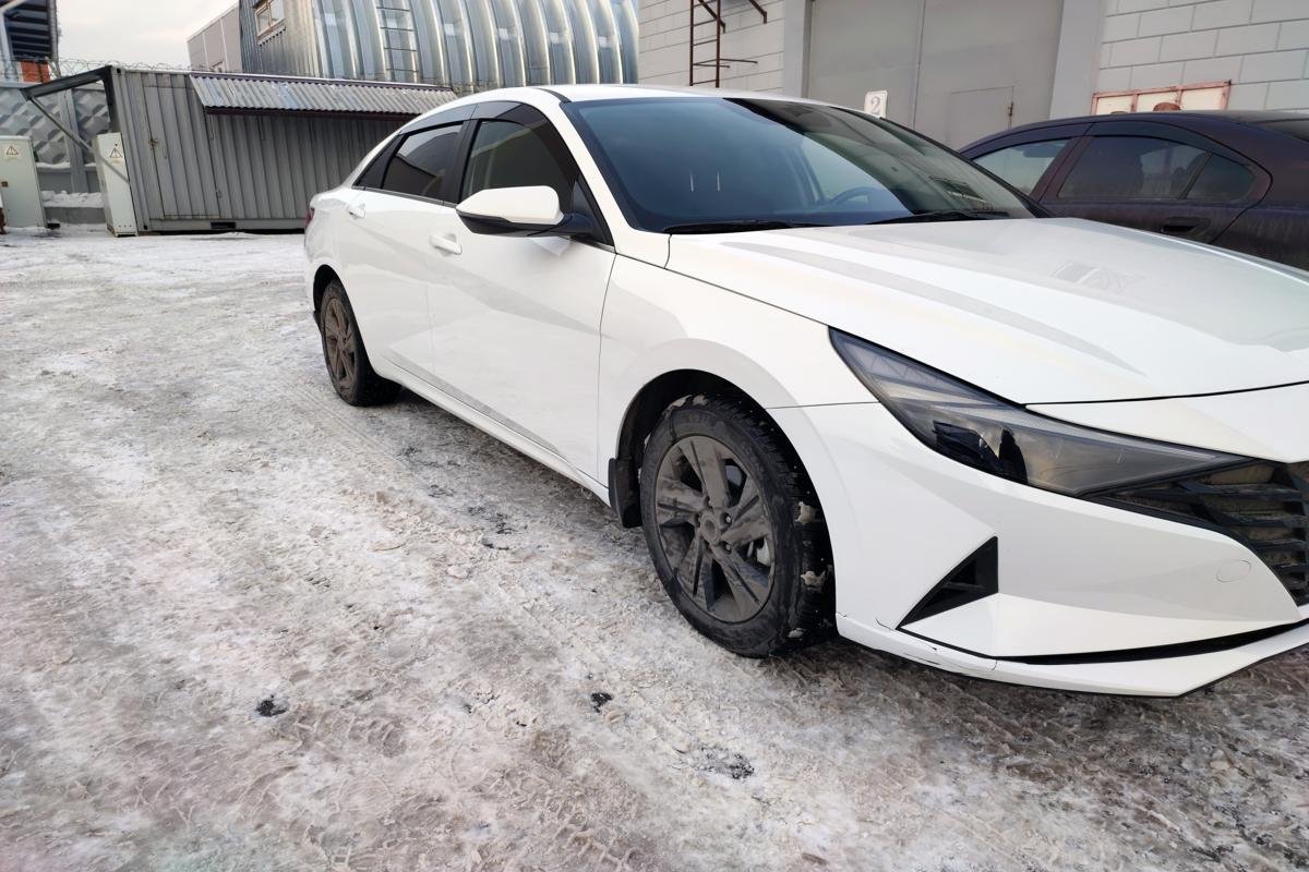 Дефлекторы окон 2D 6 шт для Hyundai Elantra VII (CN7)