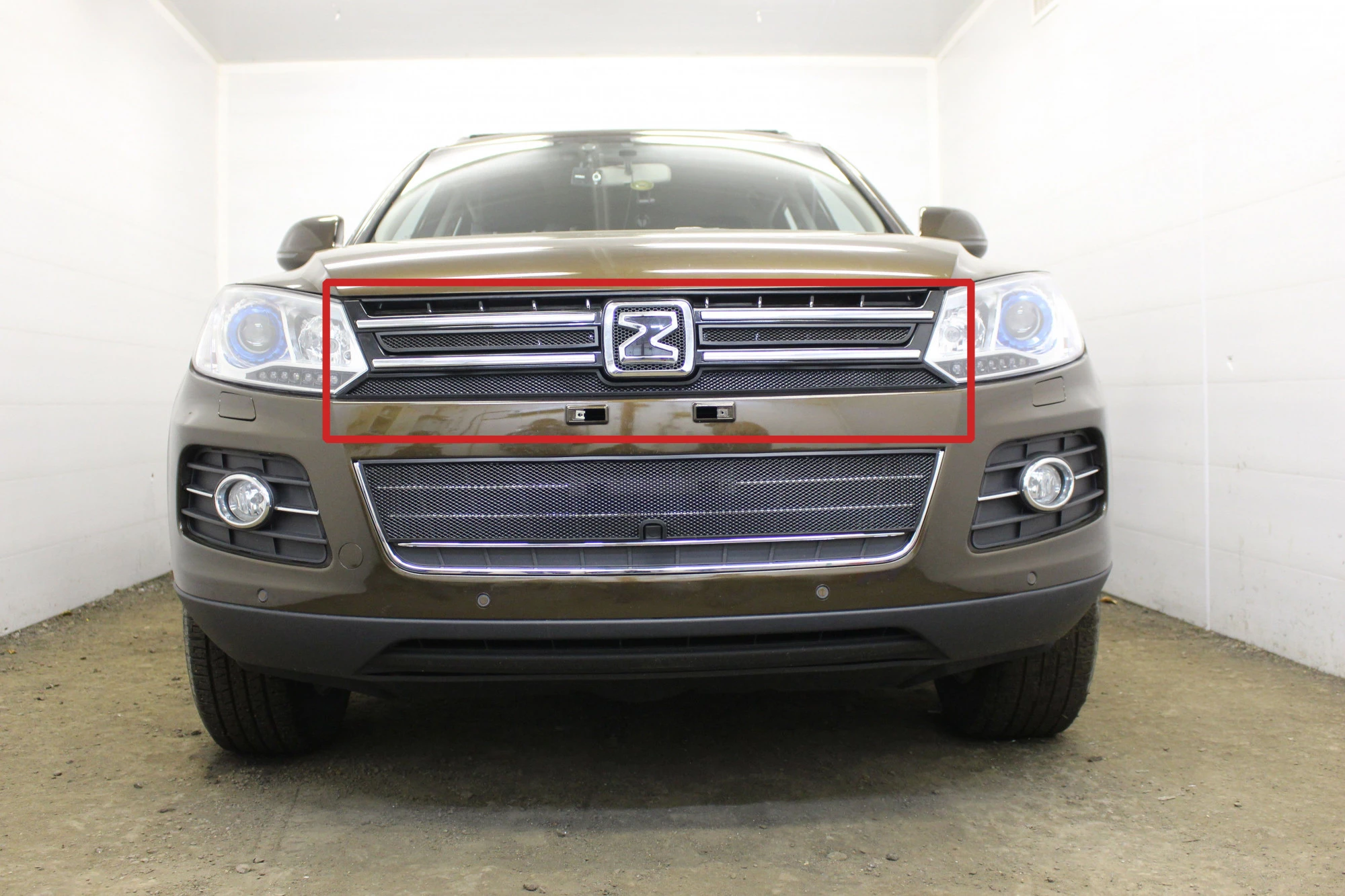 Защитная сетка радиатора верх 3 части для Zotye T600 I