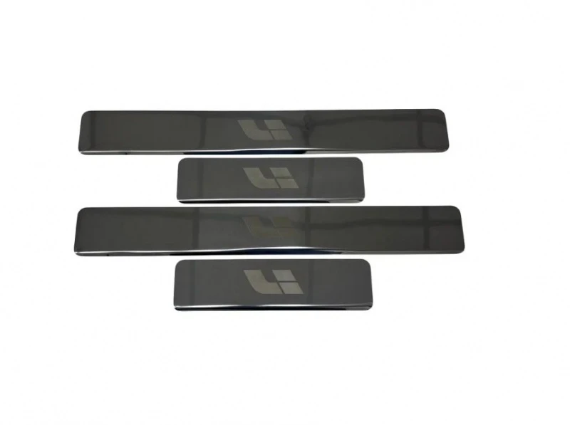 Накладки на пороги из нержавеющей стали 4шт. для LiXiang L7 Хром INOX INOX.LIXIANG.L7L9.2022.ST