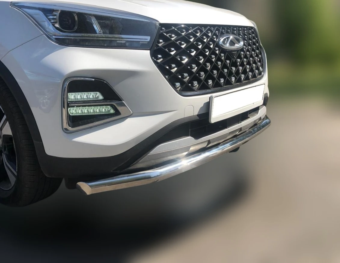 Защита переднего бампера d60 мм для CHERY Tiggo 4 Pro I Рестайлинг  Юко CHTGP.4.22.01