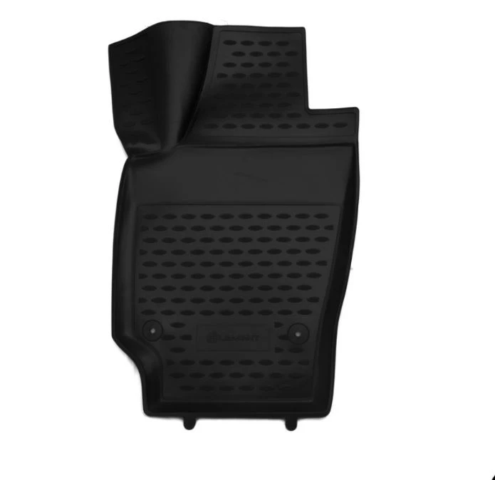 Коврик 3D в салон полиуретан для Volkswagen Polo V Черный Element ELEMENT3D5128210kFL