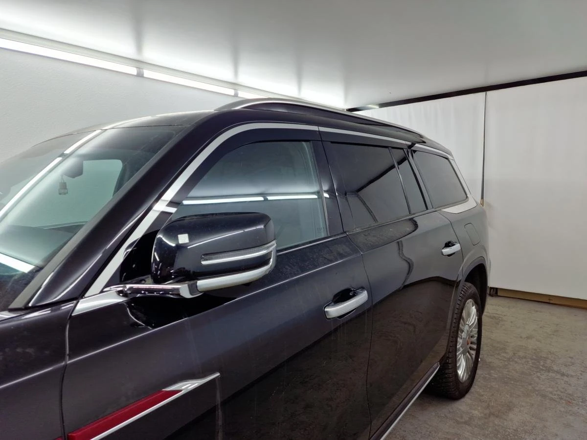 Дефлекторы окон 2D с хром накладками 6 шт. для Hongqi LS7 I