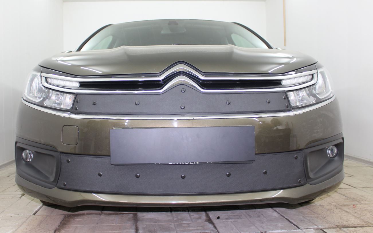 Зимняя заглушка радиатора к съемной сетке верх для Citroen C4 II Рестайлинг