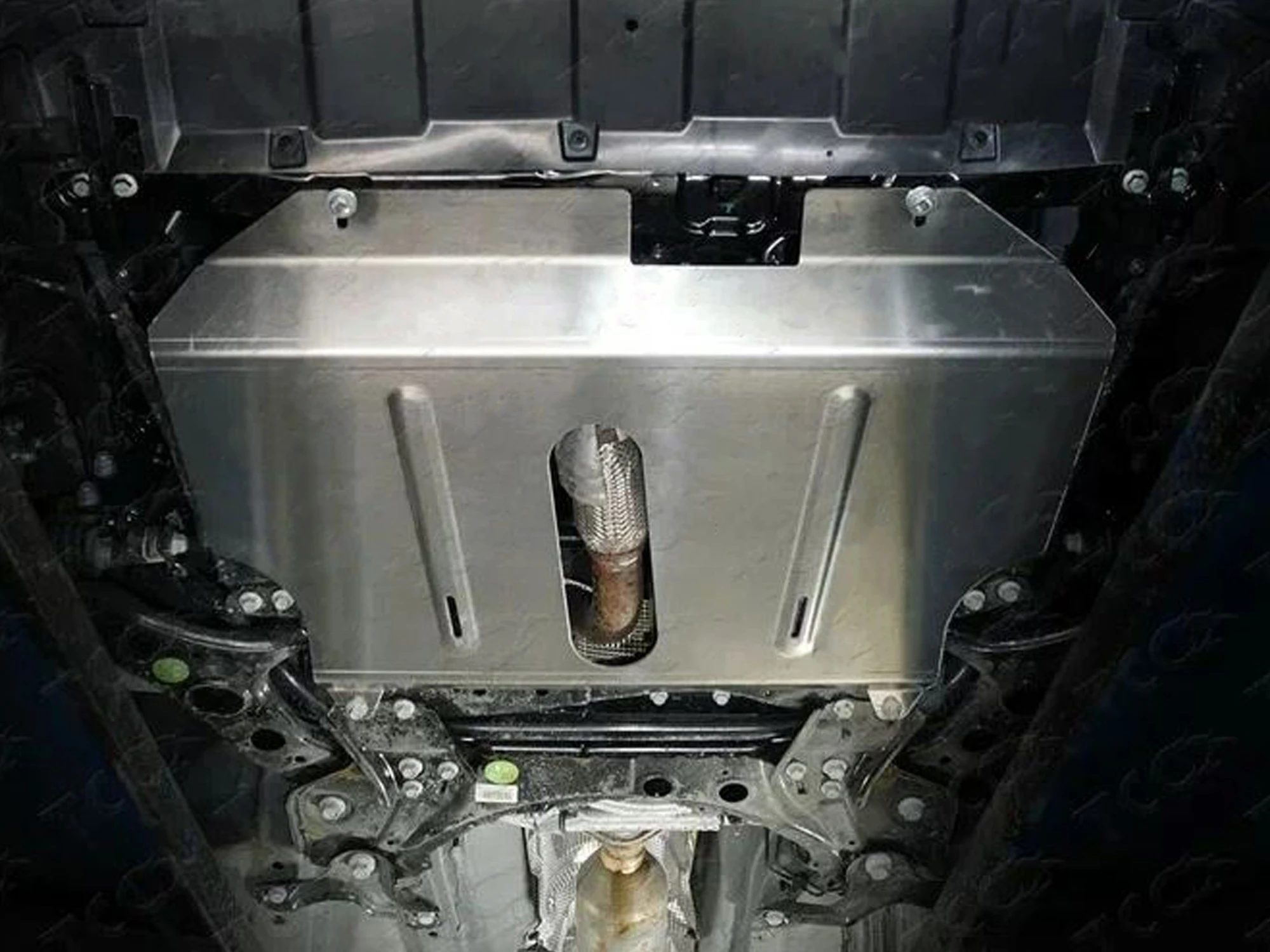 Защита картера и КПП для Geely Emgrand X7 I Рестайлинг  ТСС ZKTCC00114