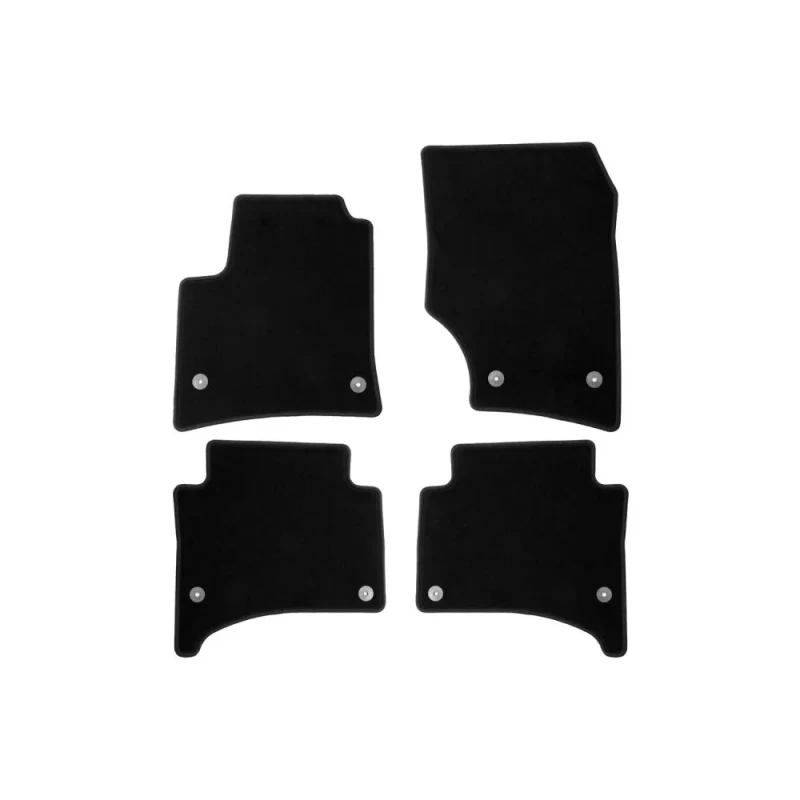 Коврики в салон Klever Econom 4шт для Volkswagen Touareg I Рестайлинг Черный Klever KLEVER01510101200k