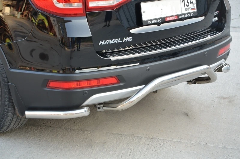 Защита заднего бампера скоба d53 мм для Haval H6  Юко GWH6.17.73