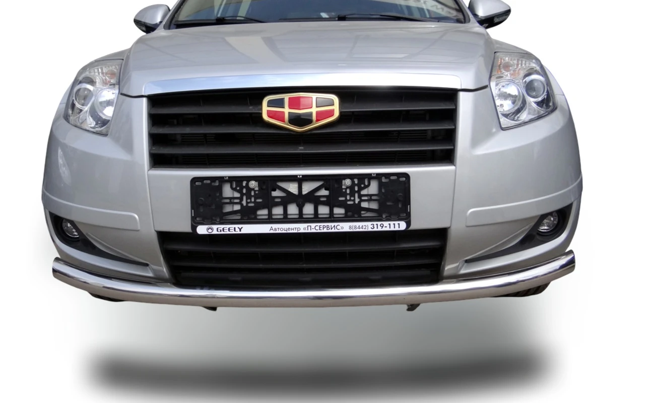 Защита переднего бампера d60 мм для Geely Emgrand X7 I  Юко GX7.11.02