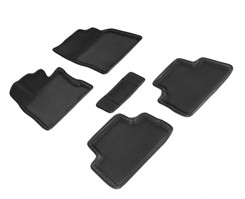 Коврики 3D EVA "СОТА" для Nissan Qashqai II Черный Seintex 97245