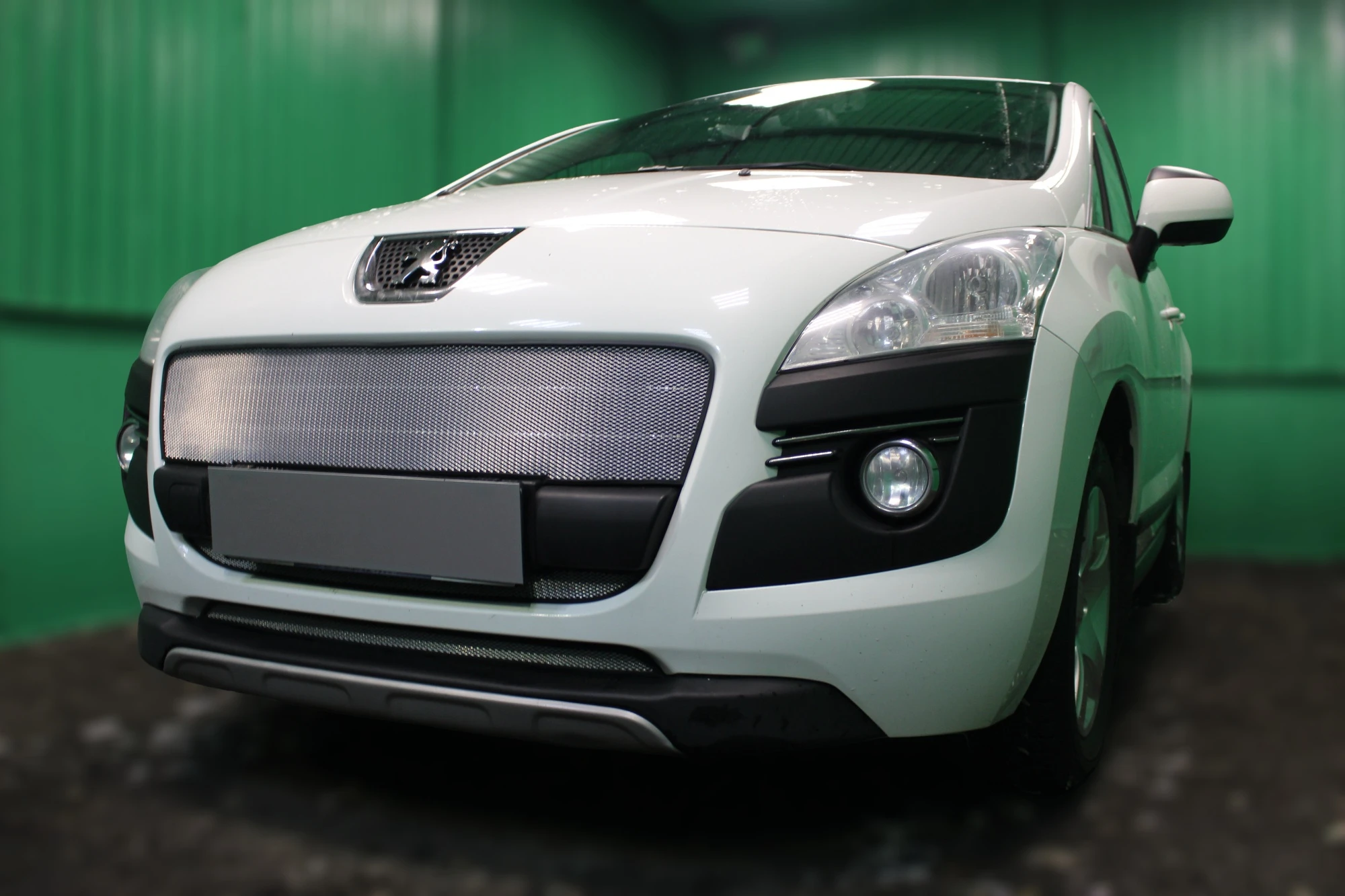 Комплект сеток chrome верх, низ, центр для Peugeot 3008 I