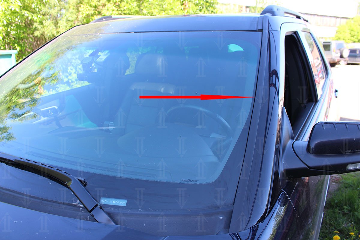 Дефлектор (водосток) лобового стекла для Ford Explorer V