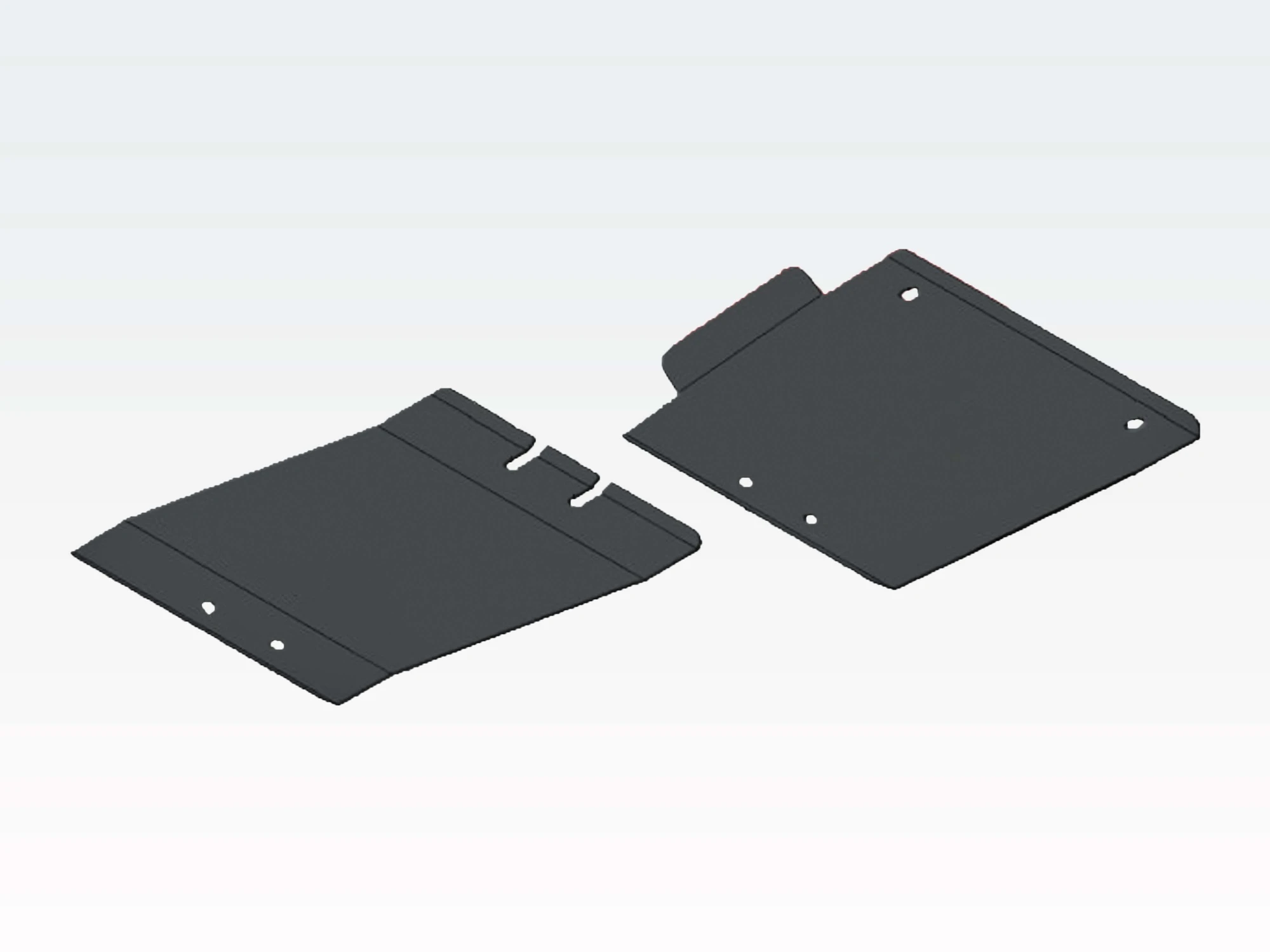 Защита АКПП (2 части) для Infiniti FX I (S50) Рестайлинг  Alfeco ALF2910ST