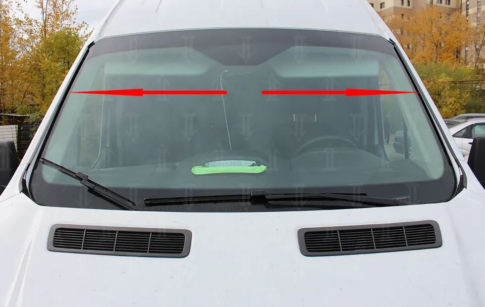 Дефлектор (водосток) лобового стекла для Ford Tourneo Custom I