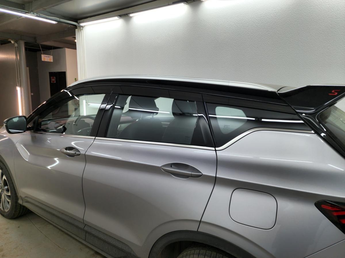 Дефлекторы окон 2D 6 шт для Geely Coolray I