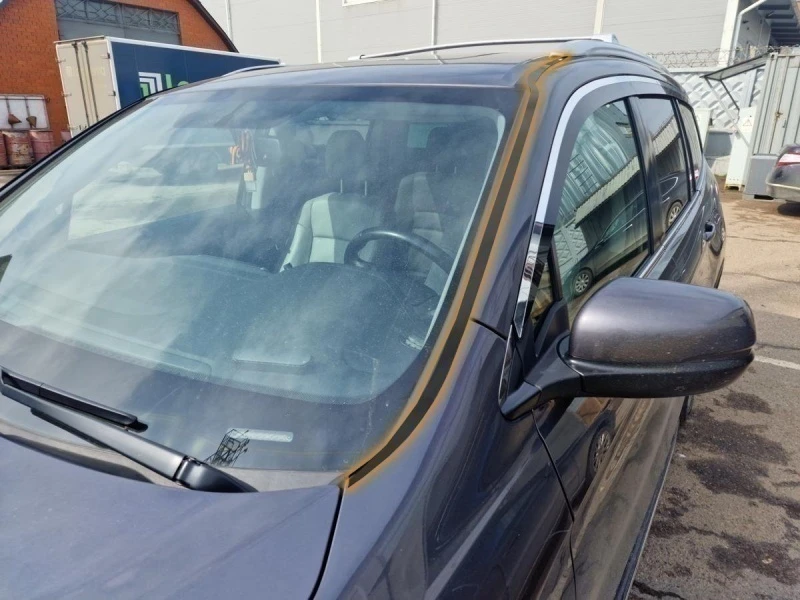 Водосток лобового стекла Премиум для Honda Pilot III Черный Стрелка 11 VP.070