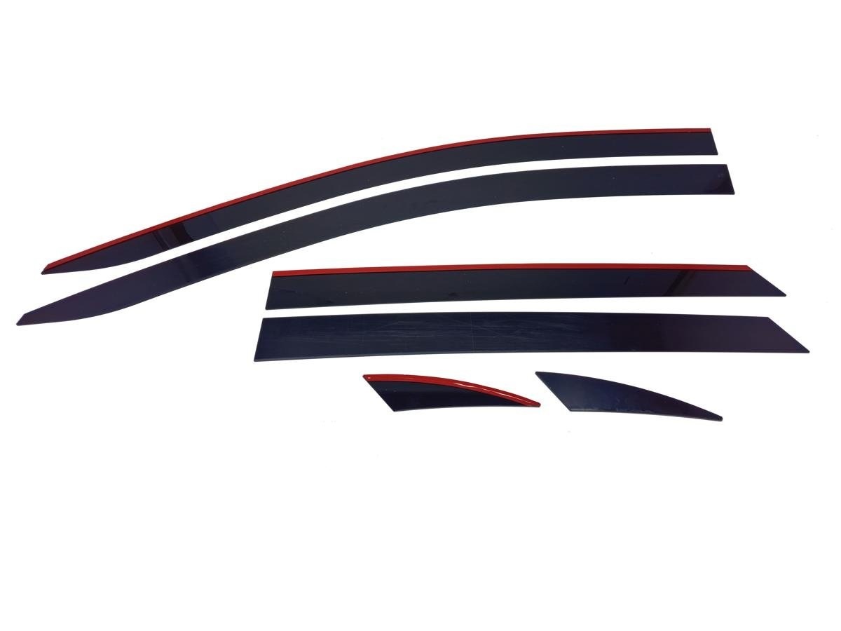 Дефлекторы окон 2D 6 шт. для Ford Edge II Рестайлинг