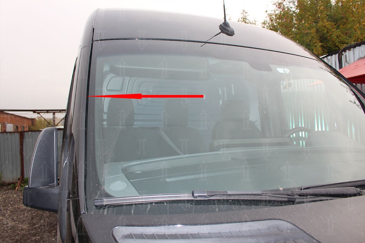 Дефлектор (водосток) лобового стекла для Mercedes-Benz Sprinter (VS30) III