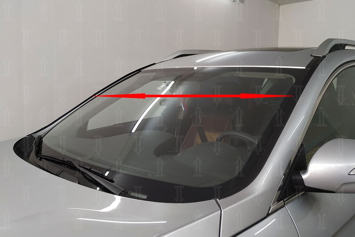 Дефлектор (водосток) лобового стекла для DongFeng AX7 I