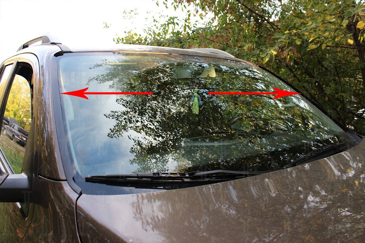 Дефлектор (водосток) лобового стекла для Volkswagen Amarok I Рестайлинг