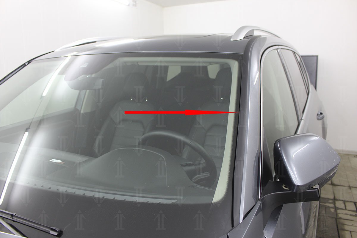 Дефлектор (водосток) лобового стекла для Volkswagen Teramont I Рестайлинг